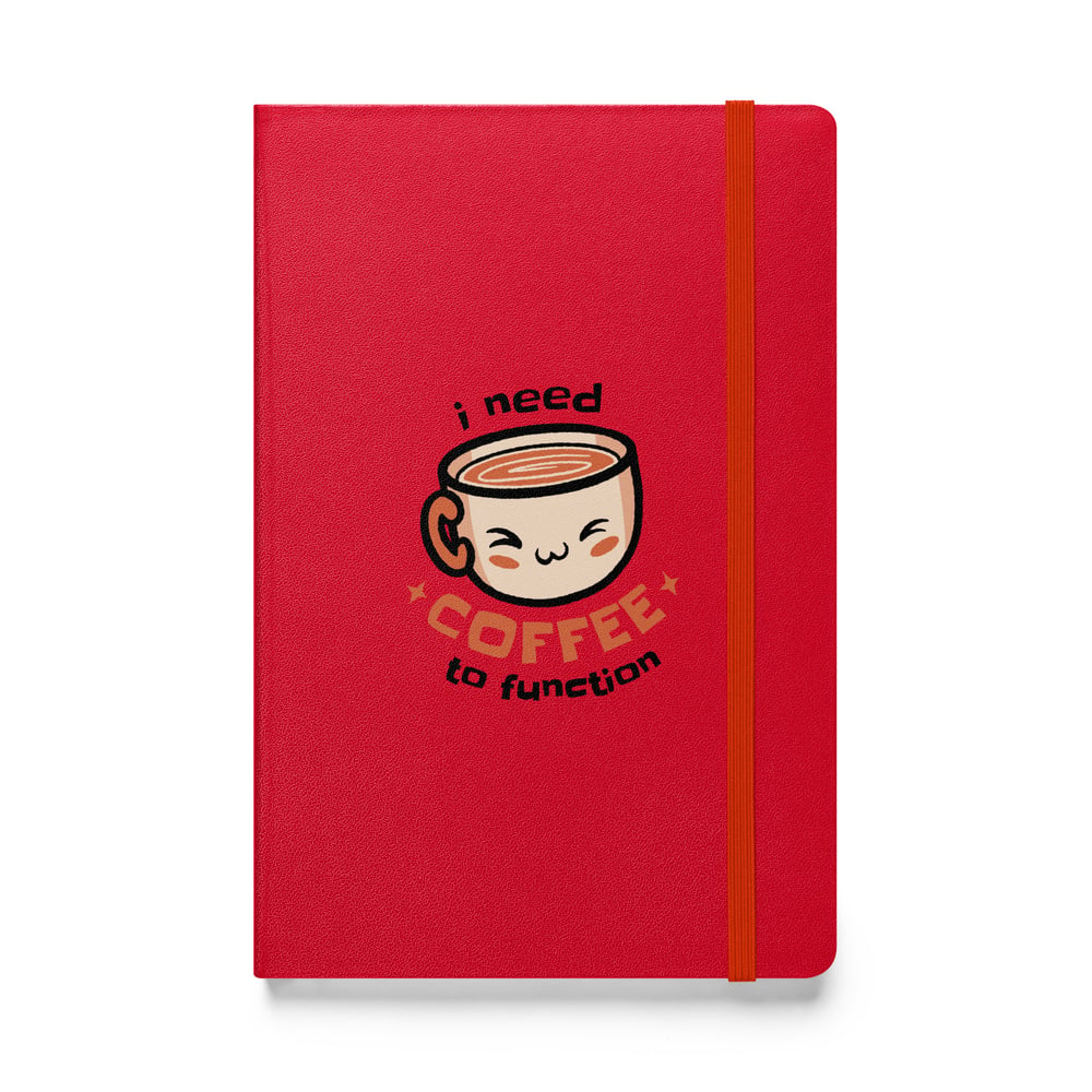 Image of Hardcover Coffee bound notebook