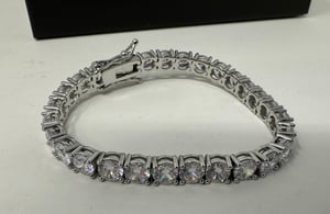 Image of Iced Out Watch & Tennis Bracelet-Free Shipping 