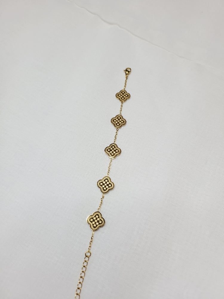 Image of Four Leaf Clover Bracelet 