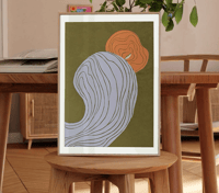 FLOWER Number 2 • Screen printing 30x40cm