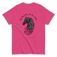 Image 7 of Unisex classic tee, My Heart Runs On Four Hooves Horse Tee