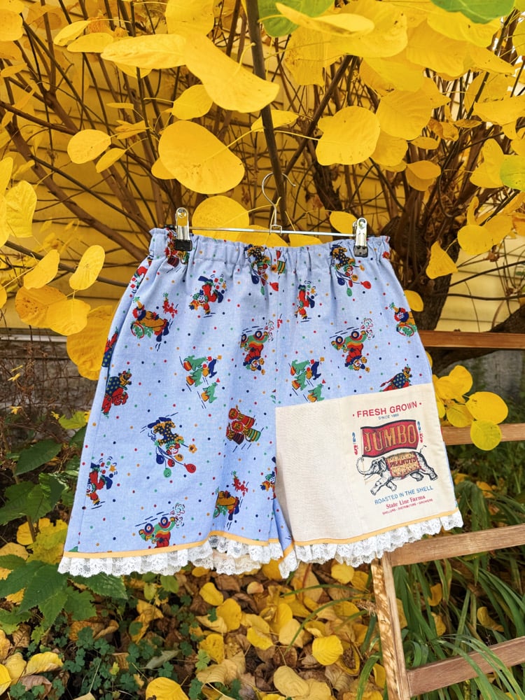 Image of High Waisted Ruffle Shorts — Jumbo