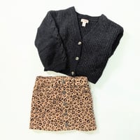 Image 8 of Cat & Jack Girls Leopard Print Corduroy Skirt