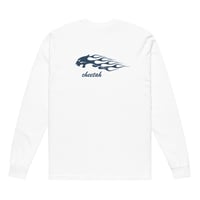 Image 1 of Garment-dyed heavyweight long-sleeve shirt