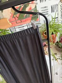 Image 2 of High slit black skirt