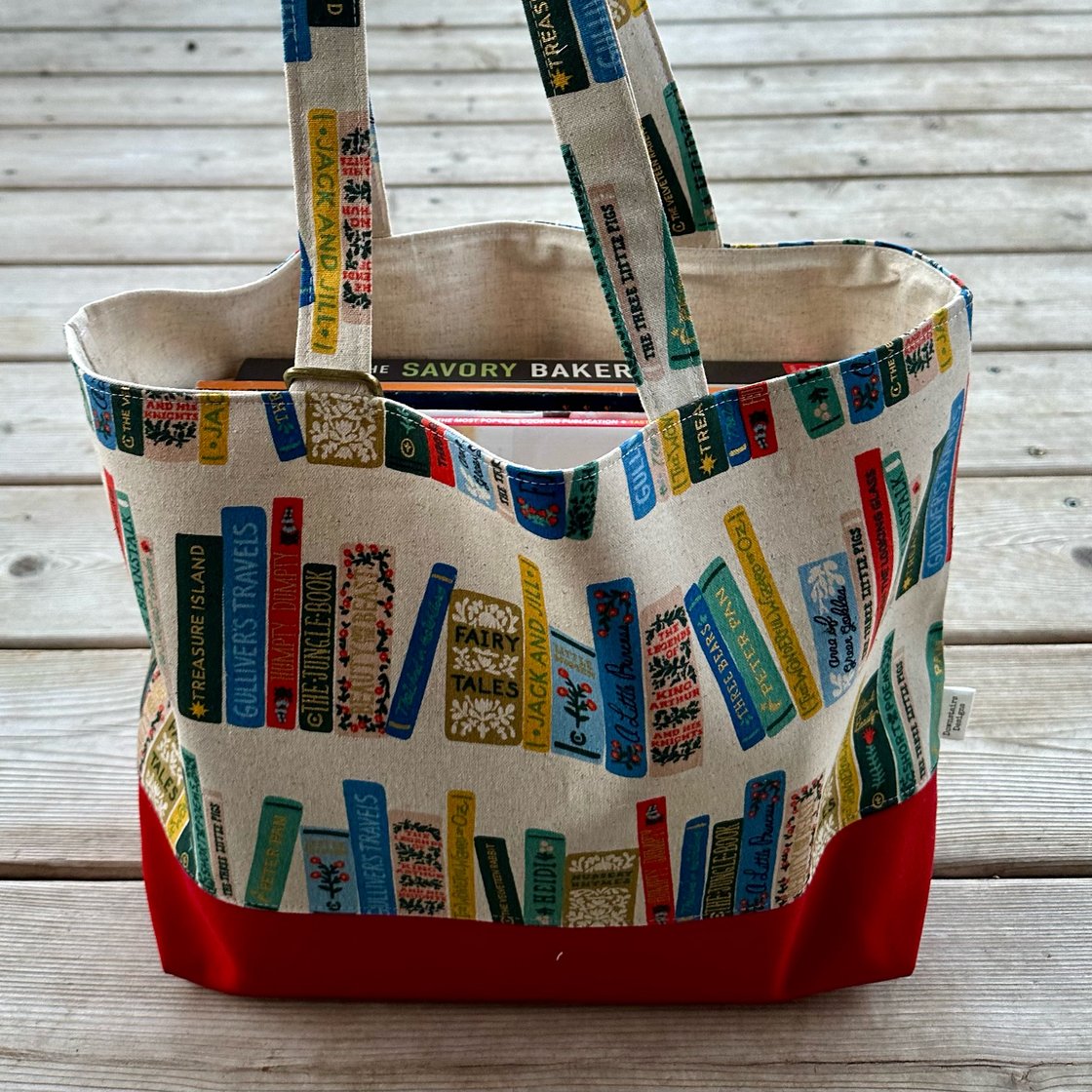 Image of Market Tote Melody Miller Strawberries