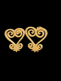 Image 1 of Heart of Gold Stud