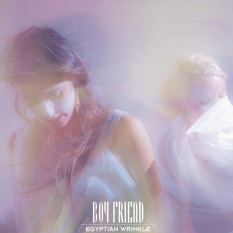 Image of BOY FRIEND 'Egyptian Wrinkle' LP (pink marble vinyl)