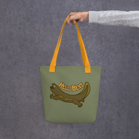 Image 3 of Hell Bent Hellbender Tote Bag