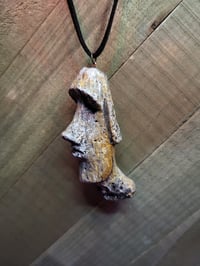 Image 3 of Moai Tiki Necklace
