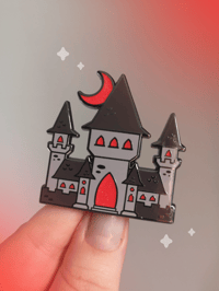 Image 4 of Vampire Castle Hard Enamel Pin