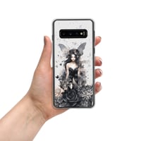 Image 4 of Dark Fairy and Flowers Goth Inspired Mystical Fantasy Clear Case for Samsung®