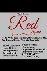 Image 2 of RED Juice (Blood Cleanser) 