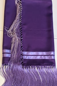 Image 1 of Purple & Lavender Pow Wow Shawl
