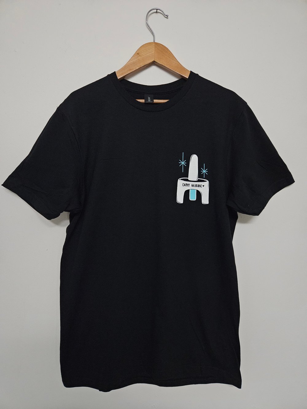 "No More Dead Homies, Carry Naloxone" tee (xs-4xl)