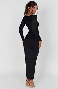 Image 3 of High Up Maxi Dress - Black