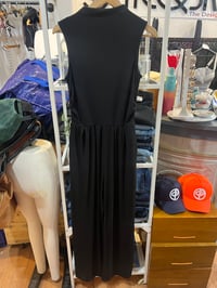 Image 1 of black ribbed summer jumper with pockets 