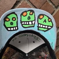 Image 8 of Hand Painted Hat 19 Curved Brim Hat 