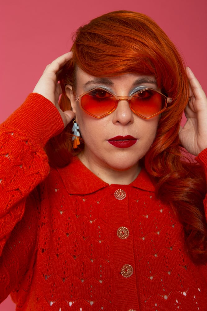 Image of Cardigan naranja