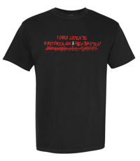 Image 1 of “I Only Listen To Einsturzende Neubauten” Tee PREORDER TIL 1/14/25