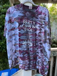 Image 1 of 2XL Party At Your Own Pace Tie Dye Shirt E7
