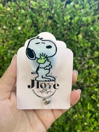 Snoopy badge reel