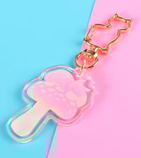 Image 5 of Meowshroom acrylic keyrings