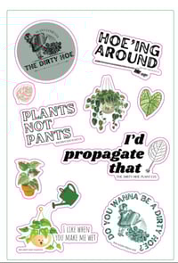 Image 1 of Dirty Hoe Sticker Sheet