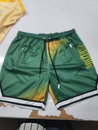 Image 2 of HN GREEN LEI MESH SHORTS