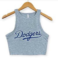 Gray Crop Tank Top 