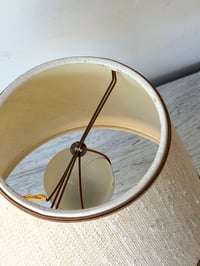 Image 5 of Lampe en grès et abat-jour lin 
