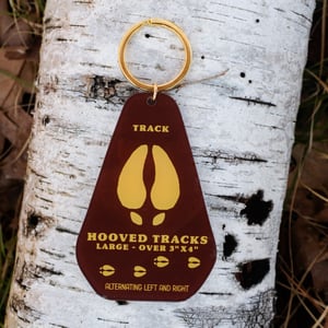 Moose Track Keychain