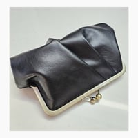 Image 2 of Pleated Leather Handbag/Clutch