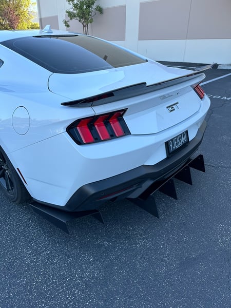 Image of 2024 Ford Mustang “V1” rear diffuser