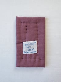 Image 3 of Business Card No. 1 - tiny art quilt