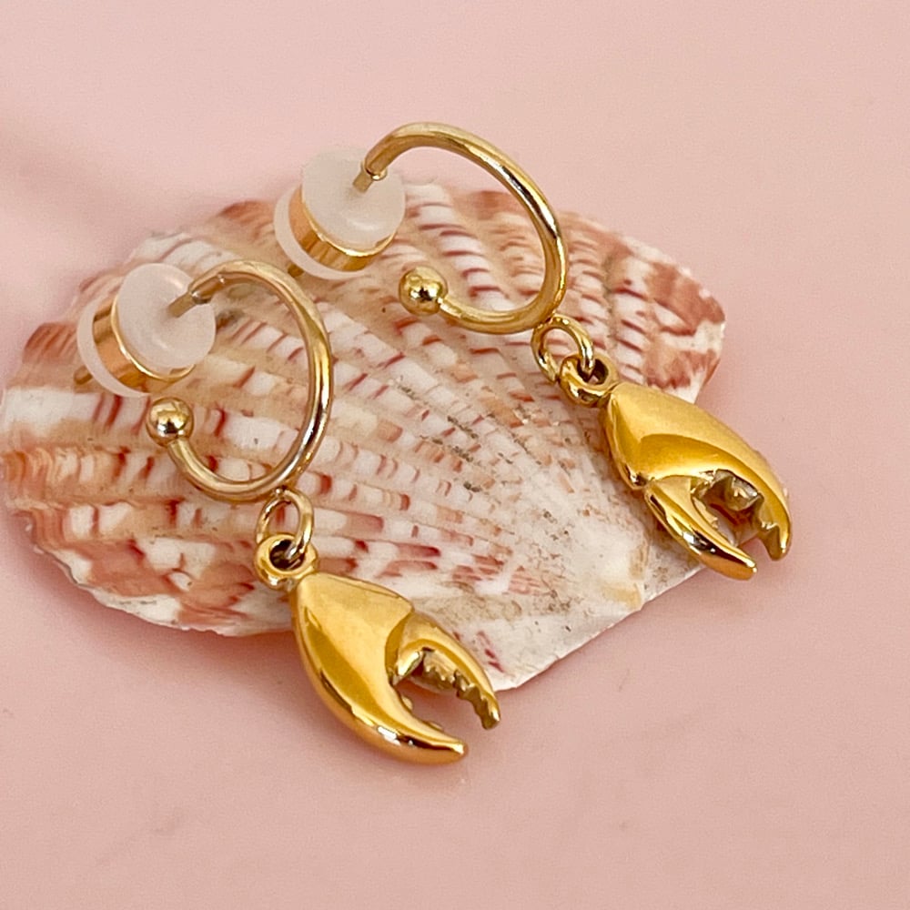 Image of Crab Claw Half Hoops