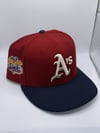 Oakland A's Exclusive Fitted "Red Navy" 7 1/4 (Not New)