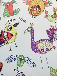 Image 3 of Paper Birds 🌟Social🌟workshop. Thursday 25th September. 6-9pm. Bibelot, Leek