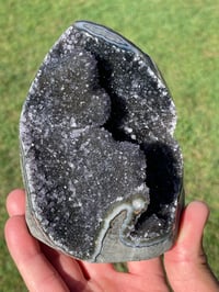 Image 1 of Druzy Amethyst Base Cut #1216