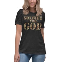 Image 12 of Soldier For God Dark Women's Relaxed T-Shirt