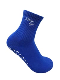 Image 3 of Dream Girl Navy Blue Grip Socks 