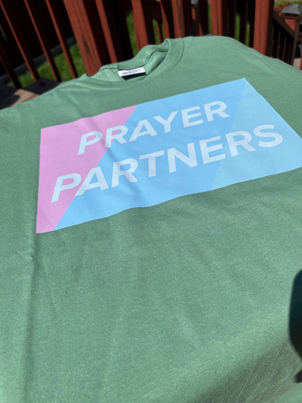 Image of Green "always 🙏🏾" tee