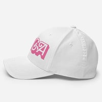 Image 7 of MAGA Barbie Themed - Flex Fit Closed Back Structured Twill Cap