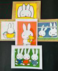 Image 2 of 5 Repurposed Miffy Greetings Cards 