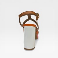 Image 5 of FLY LONDON ETIR WHITE/ORANGE MULTI