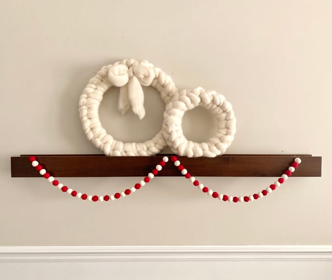 Very Merry Felt Ball Garland