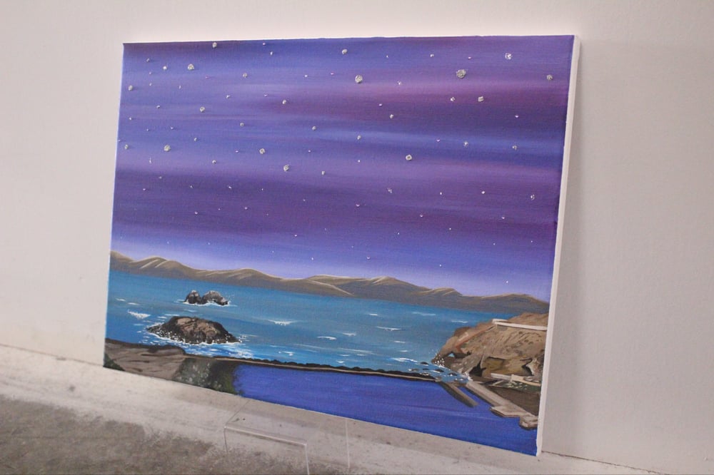 Image of Sutro Baths Stars 12x16 Original 1/1 