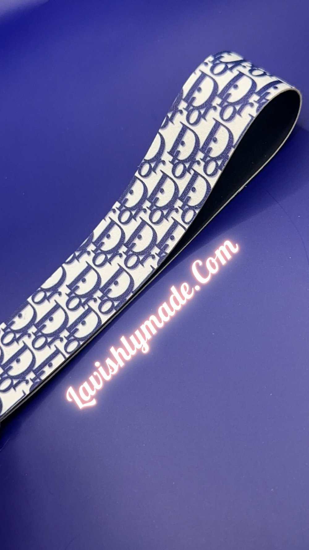 Image of Dark Blue Dior Key Chain💙