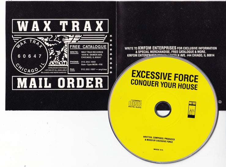 EXCESSIVE FORCE Conquer Your House CD single/Original-Rare STILL SEALED!