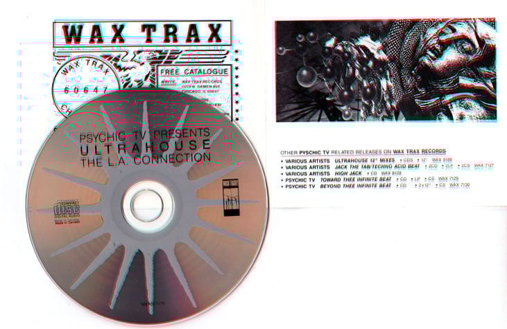 PSYCHIC TV Presents Ultrahouse CD/ Out Of Print-RARE!